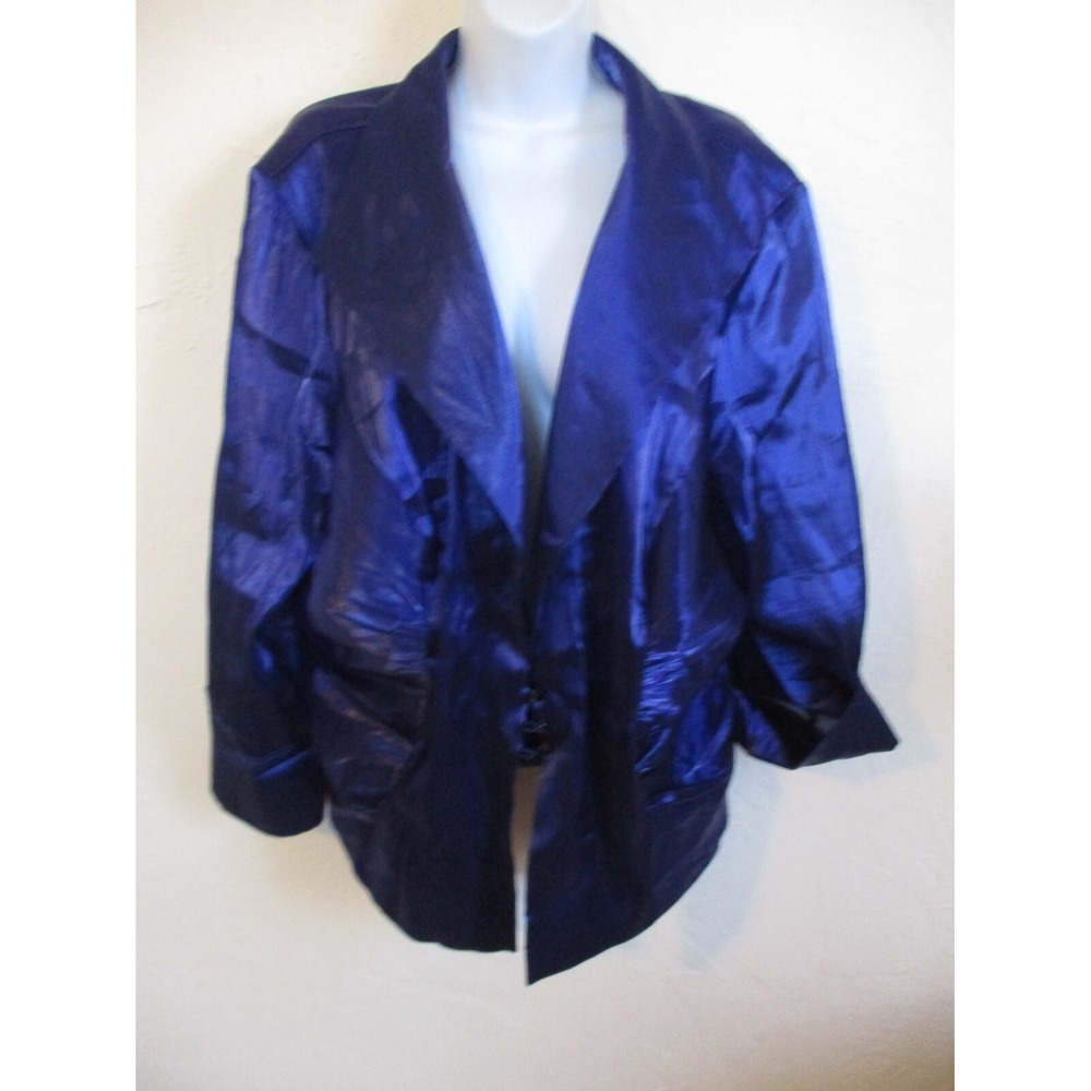 R&M Richards Top Plus Size 24W Shiny Dressy Evening NWT